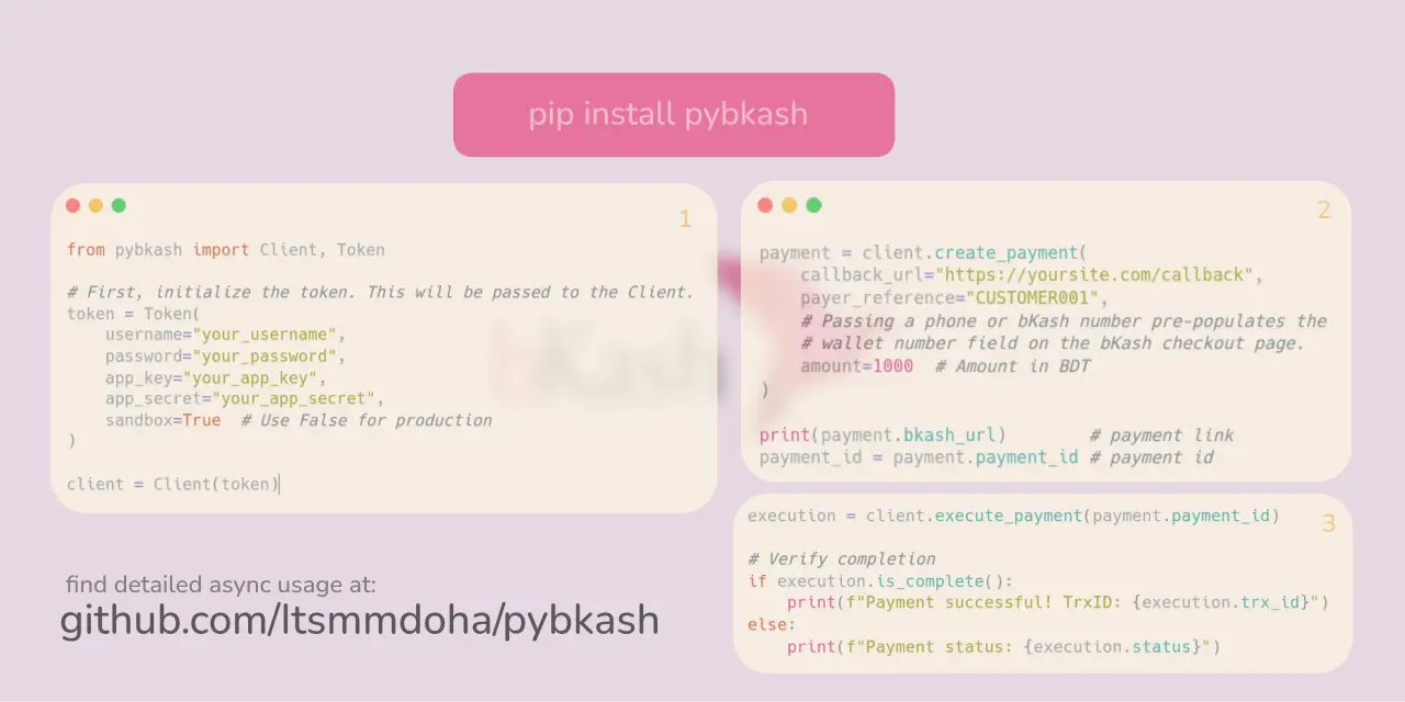 How to Integrate bKash Payment Gateway in Python (the Easy Way)